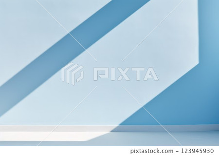 Sunlight casting soft shadows on a minimalist white interior wall. Sunlight casting soft shadows on a minimalist white interior wall. 123945930