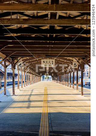 Spring at Mojiko Station, Kitakyushu City, Fukuoka Prefecture 123946434
