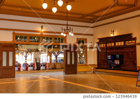 福岡縣北九州市門司港站的春天 福岡縣北九州市門司港站的春天 123946439