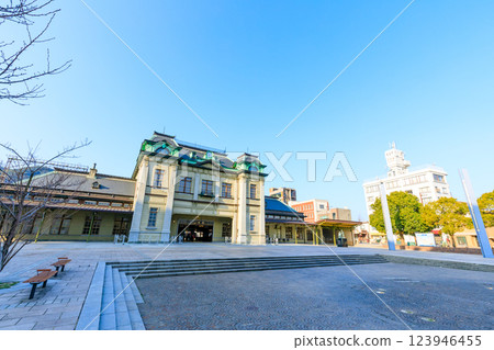 Spring at Mojiko Station, Kitakyushu City, Fukuoka Prefecture Spring at Mojiko Station, Kitakyushu City, Fukuoka Prefecture 123946455