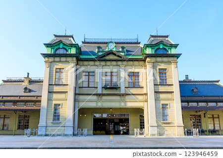 福岡縣北九州市門司港站的春天 福岡縣北九州市門司港站的春天 123946459