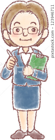 護理經理_全身 123946711