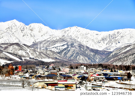 白馬村風景 / 眺望白馬三山 (長野縣白馬村) [2025 年 3 月] 123946736
