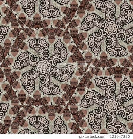 Embroidery and batik design concept. Antique art for clothing print, sublimation block etc. New trendy wallpaper, cover photo, interior decoration idea. Abstract pattern for the carpet background Embroidery and batik design concept. Antique art for clothing print, sublimation block etc. New trendy wallpaper, cover photo, interior decoration idea. Abstract pattern for the carpet background 123947220