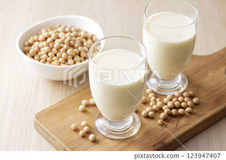 Soy milk 123947407