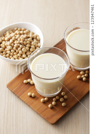 Soy milk 123947461