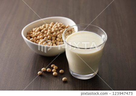 Soy milk 123947473