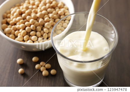 Soy milk 123947478