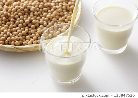 Soy milk Soy milk 123947520
