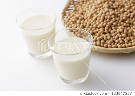 Soy milk 123947537