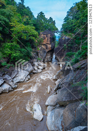 The kissing cliffs 123947613