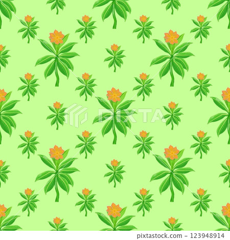 seamless pattern with flowers 123948914