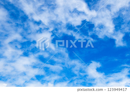Clouds floating in the blue sky Clouds floating in the blue sky 123949417