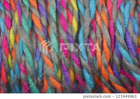 Colorful skein of yarn Colorful skein of yarn 123949963