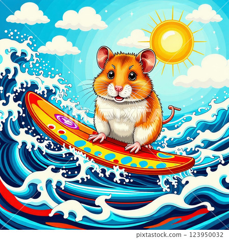 倉鼠享受衝浪 倉鼠享受衝浪 123950032