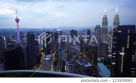 吉隆坡雙子星夜景 123950061