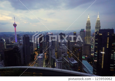 吉隆坡雙子星夜景 123950062