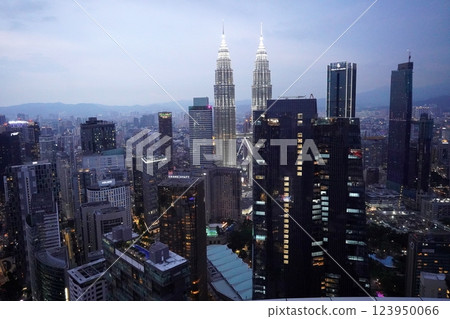 吉隆坡雙子星夜景 123950066