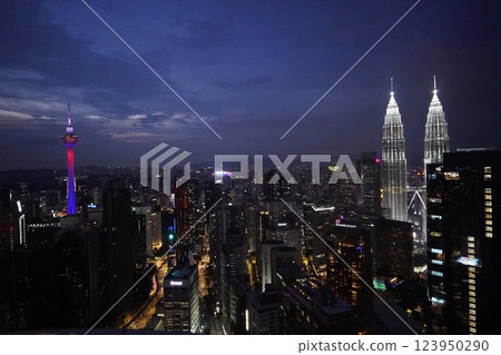 馬來西亞吉隆坡夜景 123950290