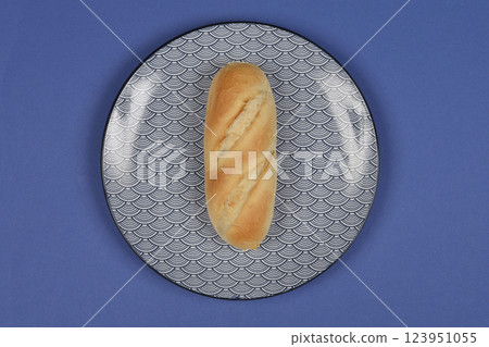 White bread roll White bread roll 123951055