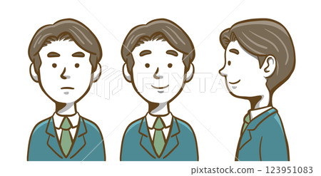 Young man in a suit (bust up) Young man in a suit (bust up) 123951083