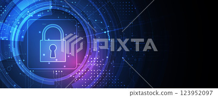 Cyber security abstract technology background Cyber security abstract technology background 123952097