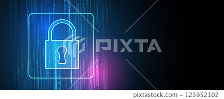 Cyber security abstract  technology background 123952102