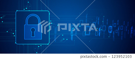 Cyber security abstract  technology background 123952103