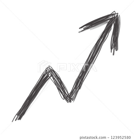 Hand drawing arrow symbol icon for decorate 123952580