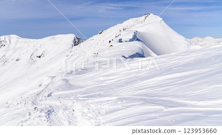 嚴冬中的谷川岳與隱岐之耳（雪山登山） 123953660