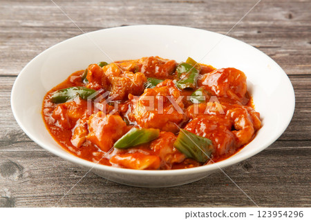 燉雞配番茄 123954296