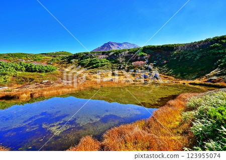 Spectacular view from Asahidake Ropeway Sugatami Station in Daisetsuzan Spectacular view from Asahidake Ropeway Sugatami Station in Daisetsuzan 123955074