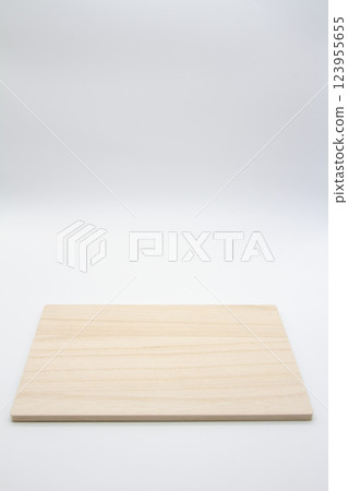 Cutting board on white background Cutting board on white background 123955655