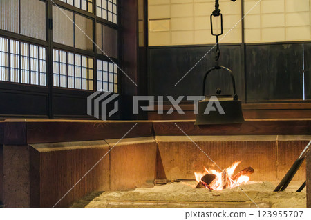 The hearth in the kitchen 123955707