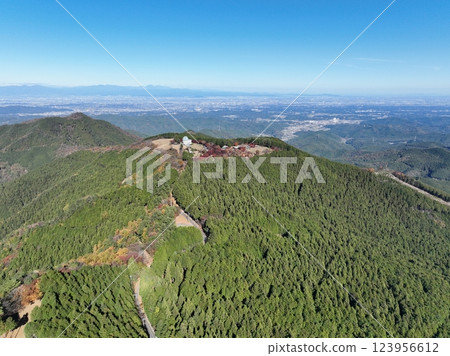 【從空中俯瞰的瞭望台】都木川町堂平瞭望台 123956612