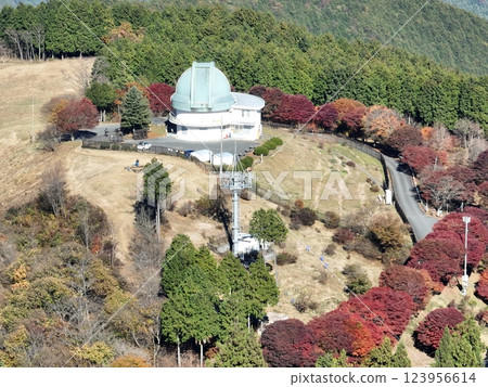 【從空中俯瞰的瞭望台】都木川町堂平瞭望台 【從空中俯瞰的瞭望台】都木川町堂平瞭望台 123956614
