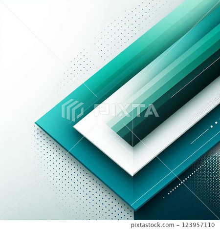 Blue Metallic Abstract 123957110