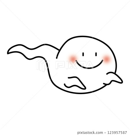 Ghost moving forward Ghost moving forward 123957587
