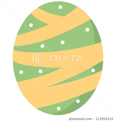 Easter Egg cute pattern Illustration Easter Egg cute pattern Illustration 123958103