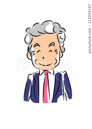 Good looking senior 123958247