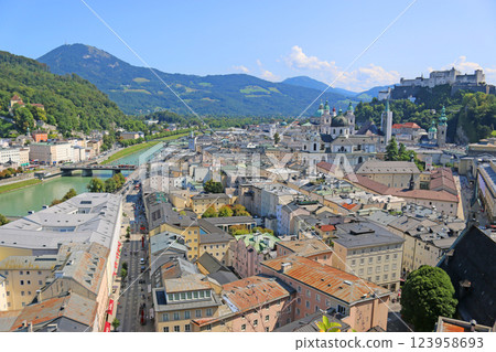 The streets of Salzburg 123958693