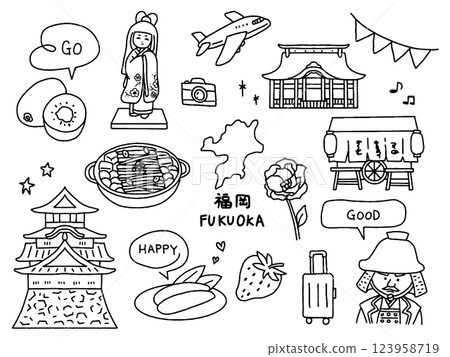 福岡手繪插圖集 福岡手繪插圖集 123958719
