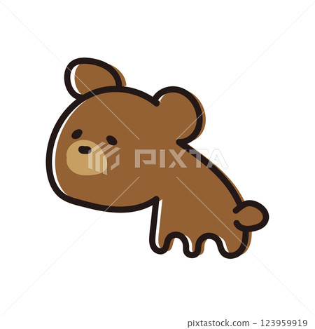 Sad Animal Series: Bear 123959919