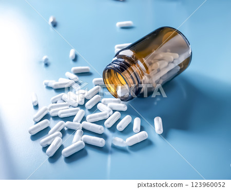 許多膠囊片的圖片材料 123960052