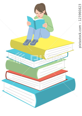 知識就是力量:一個女孩在讀書 知識就是力量:一個女孩在讀書 123960823