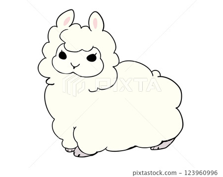 圓形羊駝 123960996