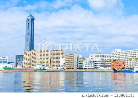 山口縣下關市海峽展覽館下關與城市景觀 123961135