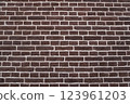 精緻的棕色磚牆 123961203