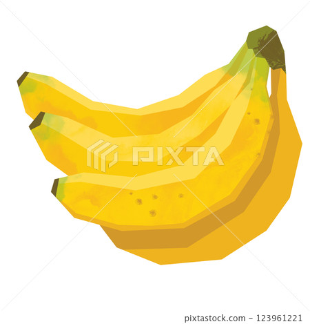 拼貼風格一串香蕉 123961221