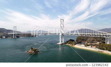 西瀨戶高速公路「島波街道」【因島大橋】無人機空拍_SNINOB_031 西瀨戶高速公路「島波街道」【因島大橋】無人機空拍_SNINOB_031 123962142